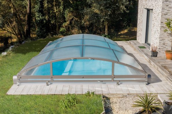 abri piscine mezzo telescopique