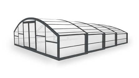 3d abri de piscine mi-haut
