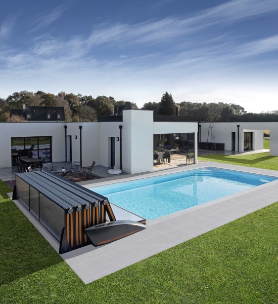 abri plat de piscine piatto