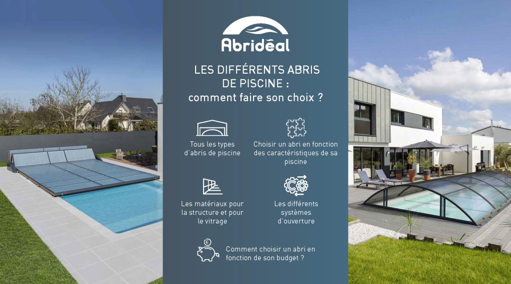 differents abris de piscine