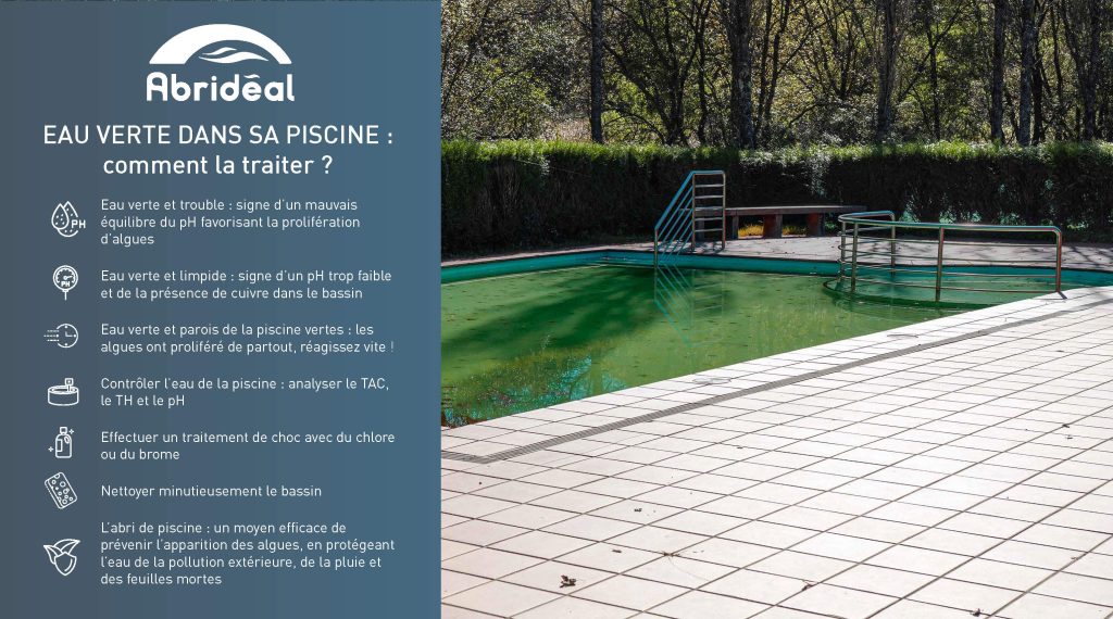 eau verte piscine