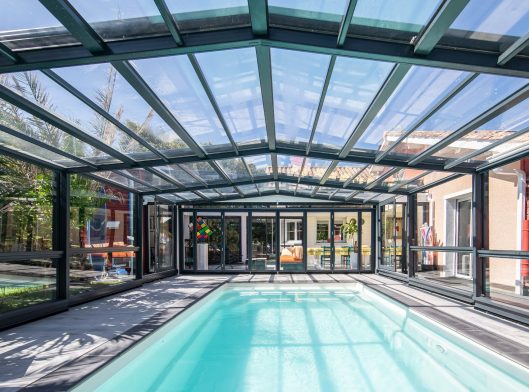 type d'abri de piscine
