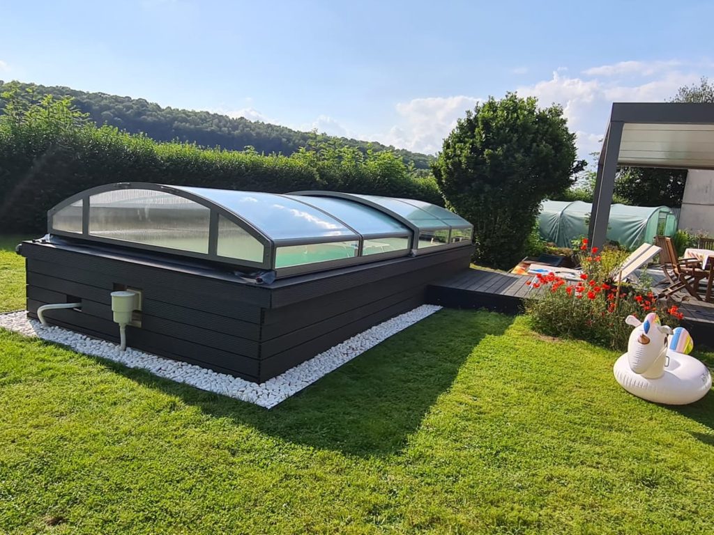 abri de piscine hors-sol Abridéal