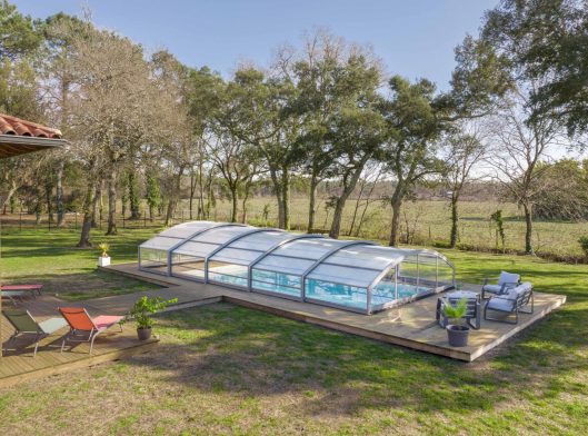 abri de piscine mi-haut alto