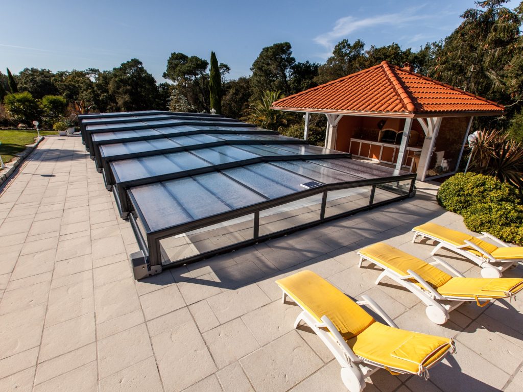 dome pour piscine mi-haut