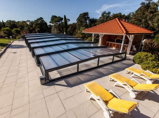 dome pour piscine mi-haut