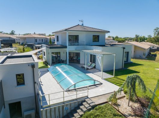 abri de piscine bas primo