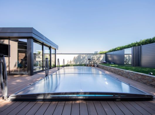 couverture plat pour piscine