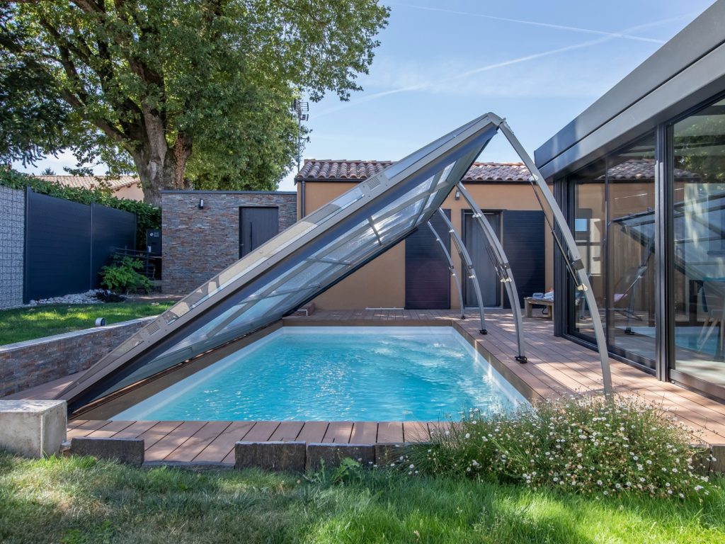 Abri de piscine bas Primo-Bas