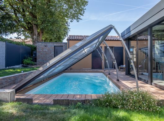 Abri de piscine bas Primo-Bas