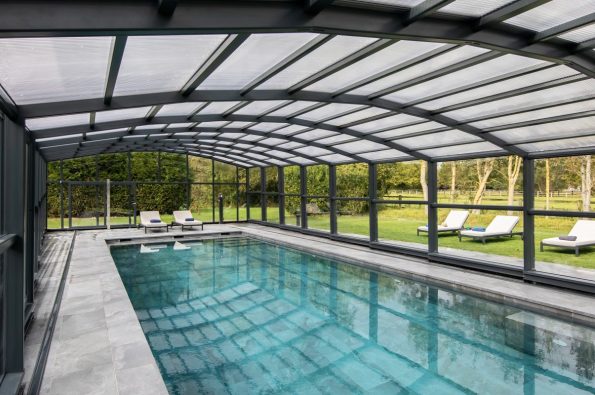 intérieur abri de piscine optimo